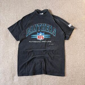Vintage PANTHERS midweight graphic black shirt sportswear